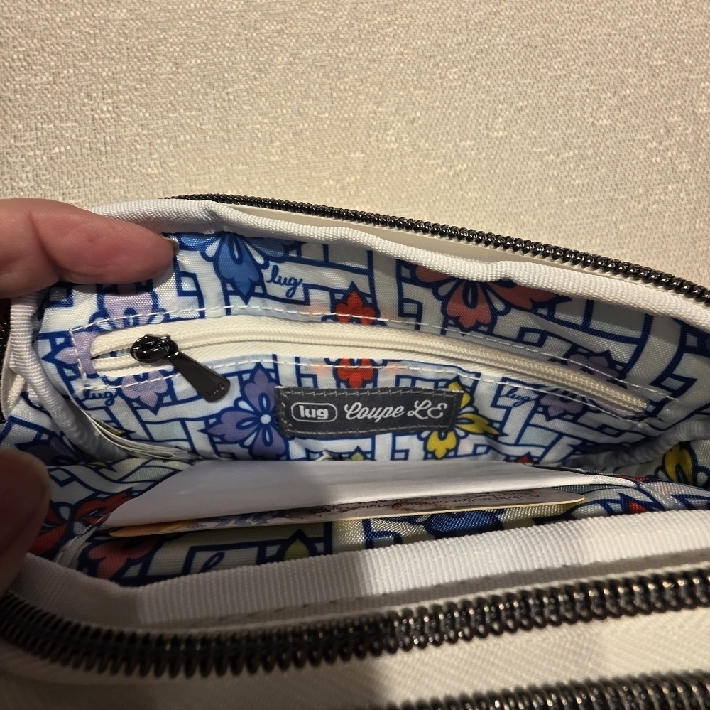 NWT- LUG- COUPE LOVE LE CROSSBODY- Teal OR White - Picture 3 of 7